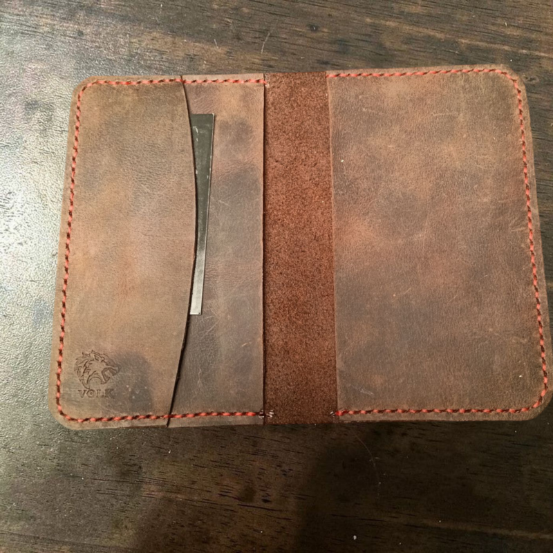 Cocoa Journal Cover Red stitch